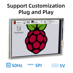 3,5 ''TFT 480*320 LCD-Modul Touchscreen 3,5 Zoll Hoch geschwindigkeit 125MHz SPI Raspberry Pi Display - Product Image 3