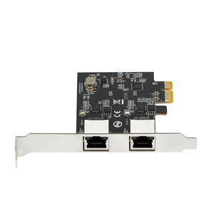 Adattatore di rete RJ45 a doppia porta 2.5G 2500mbps RTL8125B Chipset PCIe PCI Express 25GbE scheda Lan di rete per Server Desktop da gioco - Product Image 1
