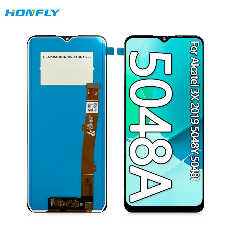 Honfly 6.52 "5048Y téléphone portable lcd pour Alcatel 3X 2019 lcd écran tactile assemblage pour Alcatel 5048A remplacement d'écran 5048I