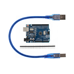 Una scheda di sviluppo R3 versione migliorata modulo microcontrollore ATmega328P, compatibile con lo sviluppo di Arduino