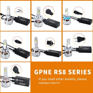 GPNE New Model RS8 <strong>Led</strong> Headlight H4 Bulb H7 H11 9005 9006 High Power 130w Car Headlamp - Product Image 3