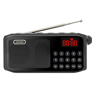 2021便携式usb tf卡FM AM收音机，带扬声器和MP3 - Product Image 1