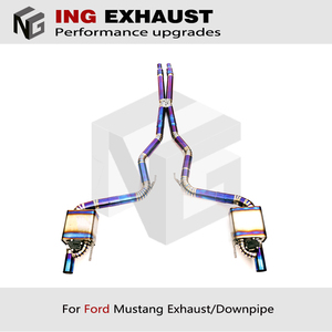 ING New <strong>Itme</strong> Catback Exhaust Tips Titanium Allyo Pipe Valve for 2012-up Ford Mustang GT500 V8 3.7 5.0 Auto Performance <strong>Parts</strong> - Product Image 4