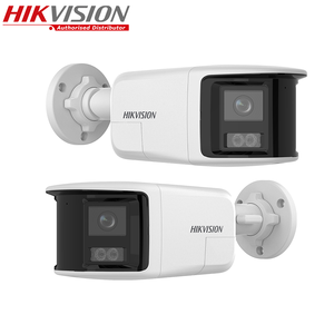 Hikvision 3 + 3MP Bullet çift Lens ağ kamerası DS-2CD1T63G2P-LIUF/S(L)(RB) aktif çakarlı lamba/ses Alarm araç algılama - Product Image 2