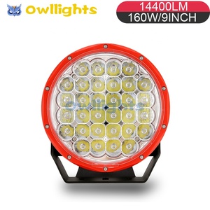 4 × 4 Car Accessories 9 Inch <span class=keywords><strong>160</strong></span>ワット<span class=keywords><strong>LED</strong></span> Work Light <span class=keywords><strong>LED</strong></span> Car Headlight 12v <span class=keywords><strong>LED</strong></span> Car SpotlightためTractor UTV