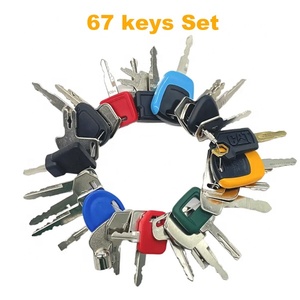 Set di chiavi di accensione Set di chiavi Master per attrezzature pesanti, 55 chiavi di avviamento di accensione per CAT Terex CA-SE Kubota Volvo Llave - Product Image 4