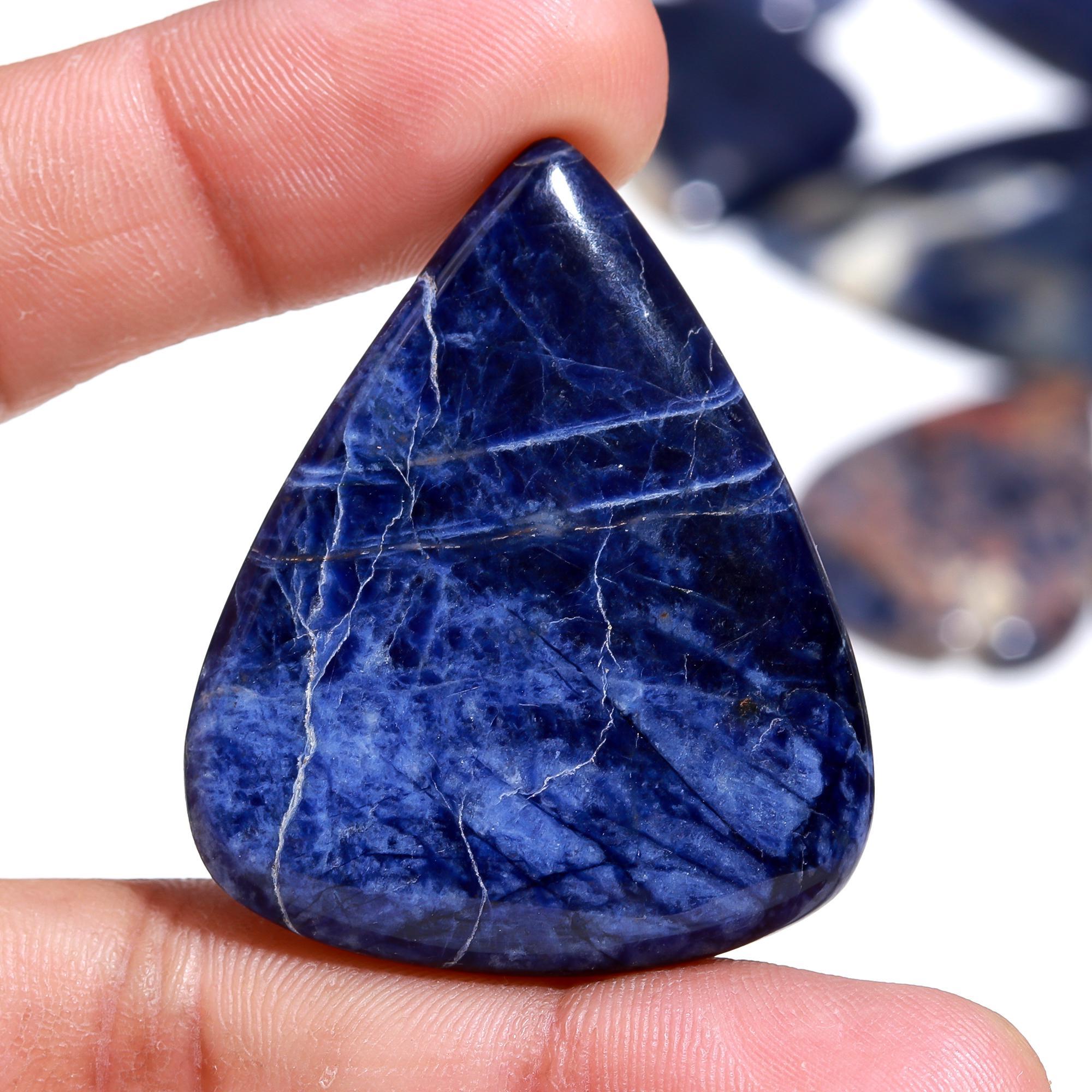 Natural Blue with White Veining