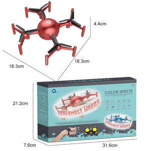 Hot New Mini Hand Gravity Control Quadcopter App <strong>Programming</strong> Customization Text Editing Smart Display RC Drone With LED Light - Product Image 6