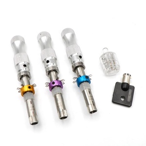 Ayarlanabilir boru Smith toplama aleti kilit 3 adet 7 Pins bir mod tübüler kilit kiti ile silindir kilit - Product Image 1
