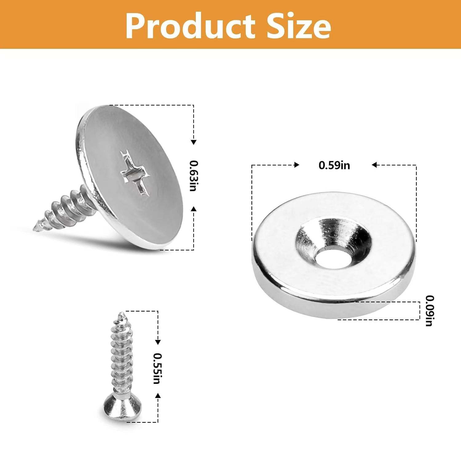 8 set big head screw magnet screw