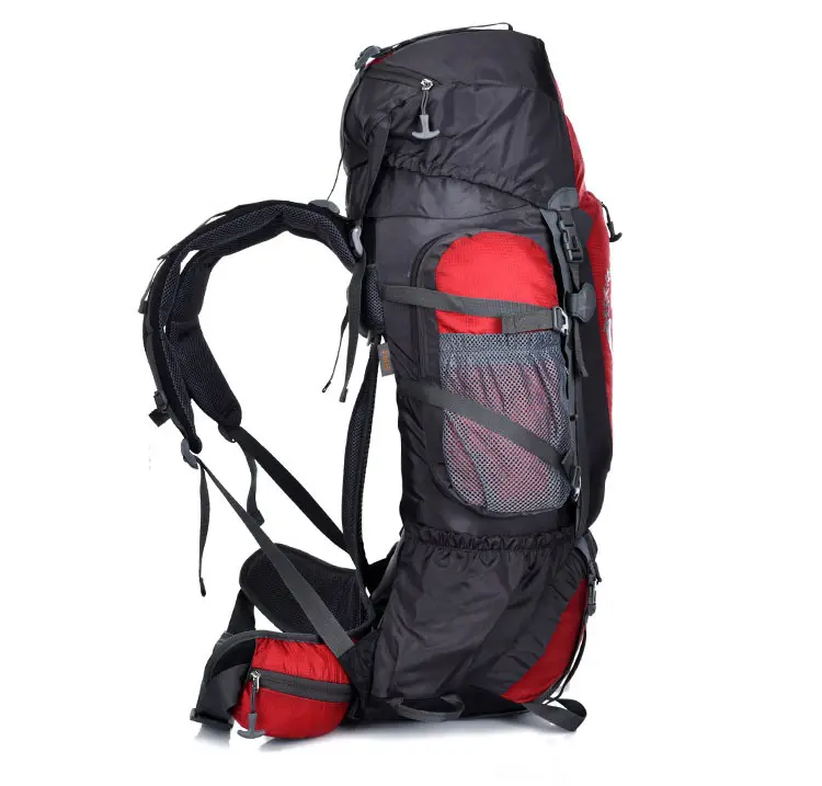 Mochila montanhismo à prova d' água, 85l, leve, para esportes, caminhadas, dupla, de ombro, montanhismo