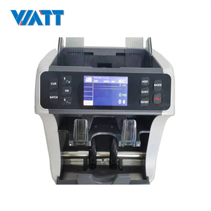 双口袋CIS值多现金货币检测器钞票计数分拣机钞票计数器 - Product Image 6