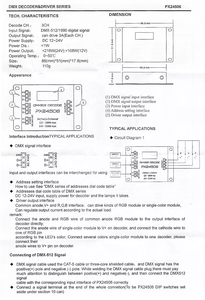 PX24506 DMX512 декодер драйвер 9A DMX 512 усилитель контроллер DC12V 24V цветная (RGB) светодиодная лента для светодиодной ленты Светодиодные лампы для проектора - Product Image 4