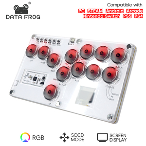 Gran oferta de controlador de juegos Arcade para Nintendo Switch/PS4/PS5/PC con teclado de juego de visualización en pantalla - Product Image 2