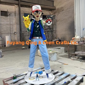 Özel büyük boy Pikachu ve Pokemon Pokemon Craft heykeli Mewtwo dekorasyon reçine yapay tarzı zanaat kullanımı için sanat tema - Product Image 4