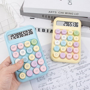 เครื่องคิดเลขขนาดเล็กน่ารัก X923-1สำหรับการเรียนรู้ในสำนักงานสไตล์มาการอง12หลัก - Product Image 2
