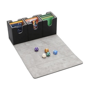 Yugioh กล่องสำรับไพ่,เคสเก็บของมี3ถาดสำหรับ TCG/CCG/Yugioh/pokemon เคสดาดฟ้าหนัง PU คุณภาพสูงแบบ3 In 1 - Product Image 5