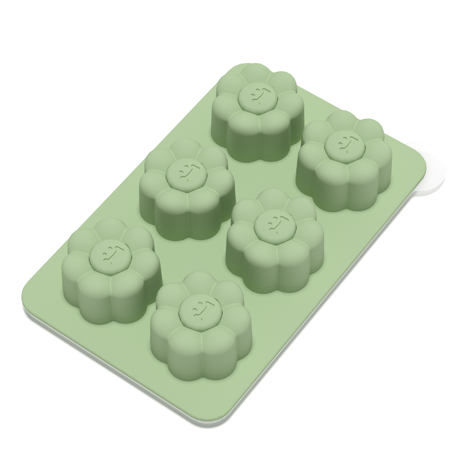 smiling face-Green