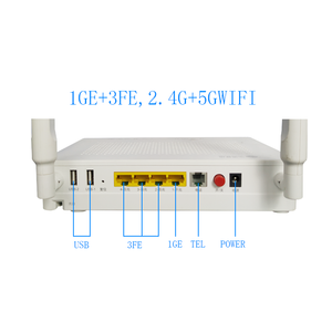 Sử dụng H1S-2 onu 1ge + 3fe + 2USB + 1tel Tiếng Anh firmware 2.4G 5G băng tần kép Wifi <span class=keywords><strong>Router</strong></span> cho sợi thiết bị quang học - Product Image 3