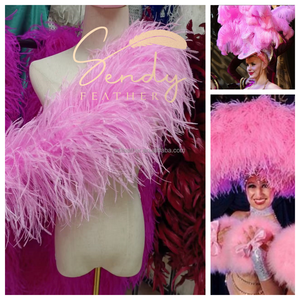 15-18cm Hot Sell <strong>Boa</strong> Ostrich <strong>Feather</strong> <strong>Boas</strong> <strong>Feathers</strong> Arts And Crafts Wedding Decoration Dance Accessory <strong>Feather</strong> Costume Dress - Product Image 3