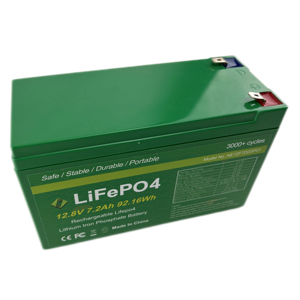 バッテリー12.8V7.2AhLiFePO4リチウム電池電力システム用12V7.2Ah - Product Image 1