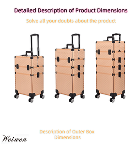 Đa chức năng Trường hợp lưu trữ vẻ đẹp cán-cho lông mi, nghệ thuật móng tay, thêu & trang điểm chuyên nghiệp - Product Image 5