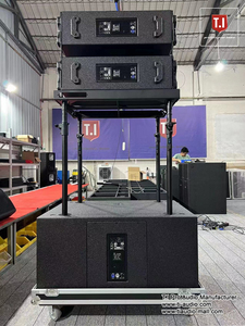 Sistema de sonido de música con alimentación profesional, altavoces de matriz de línea de sonido de dos canales de 12 pulgadas duales - Product Image 6