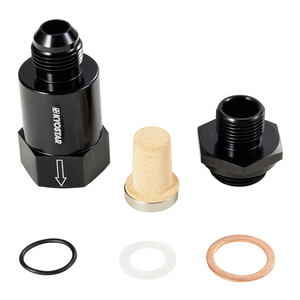 High Flow AN-8 Male Inlet M18x1.5 Outlet Fuel <strong>Filter</strong> With 30 Micron Element for 044 Fuel Pump - Product Image 3