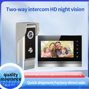 Smart Doorbell with Color Video <strong>Intercom</strong> <strong>System</strong> Night Vision <strong>Analog</strong> Signal Connection Smart Lock Integration for Outdoor Use