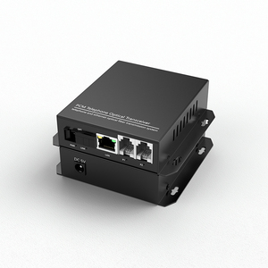 Fabrika üretilen 2 kanallı telefon optik alıcı-verici ve 1 kanallı 100m ağ PCM ses optik alıcı-verici - Product Image 1