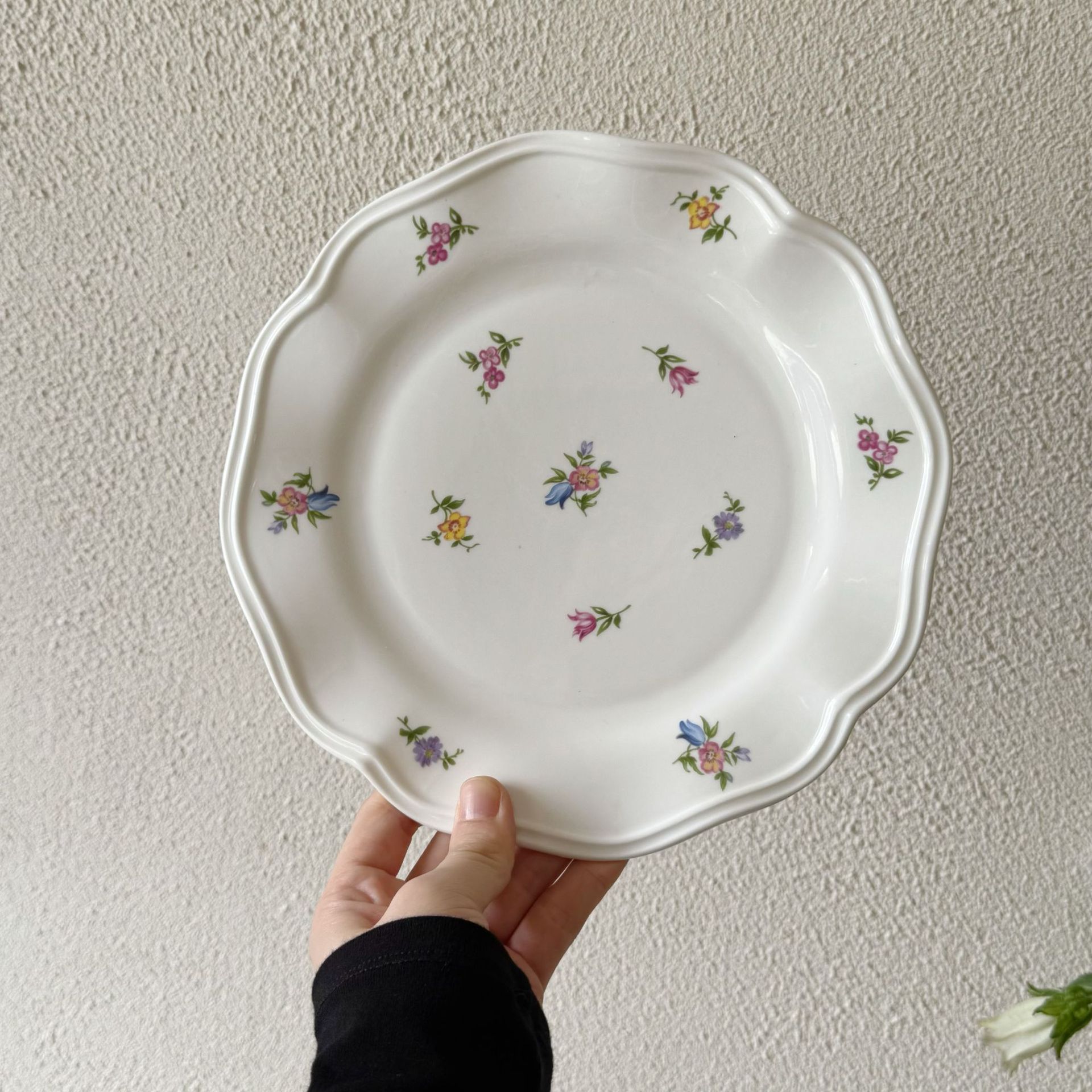 Plato floral de jardín - 22x51,5 cm