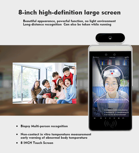 HFSecurity RA08T Body Temperature <strong>Measurement</strong> Camera Facial Recognition Terminal Time Attendance Access <strong>Control</strong> <strong>System</strong> - Product Image 3