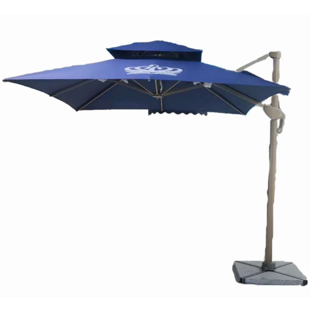 Neuankömmling Neuestes Design Weiß Benutzer definierte Terrasse Verstellbarer Strand deck Garten Gartenmöbel Sonnenschirm Sonnenschirm Regenschirm