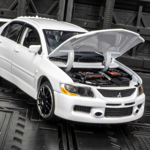 Diecast 1:32 Alloy <strong>Model</strong> LANCER Evolution lX <strong>EVO</strong> 9th Sound and Light Pullback Doors Open Metal Car <strong>Model</strong> Display Collection Toy - Product Image 3