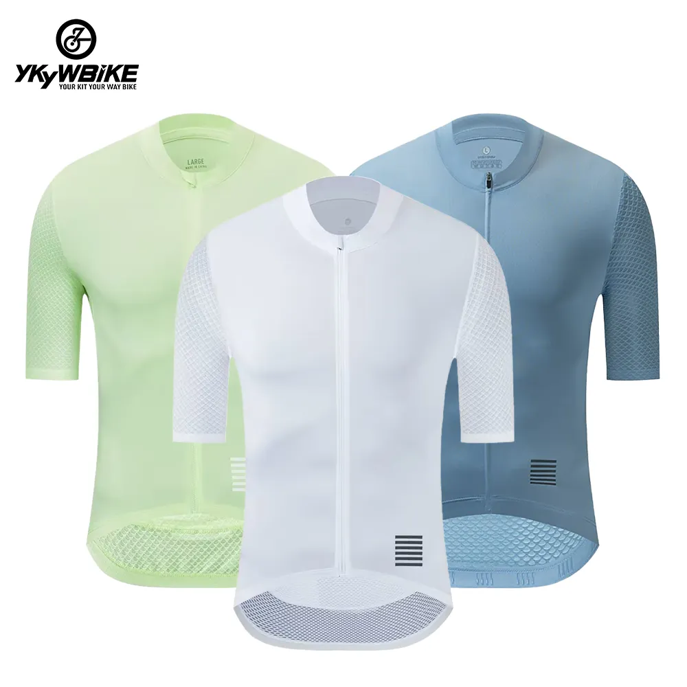 YKYWBIKE personnalisé en gros unisexe cyclisme maillot vélo chemise Pro cyclisme vêtements haute qualité Pro équipe montagne vélo vêtements