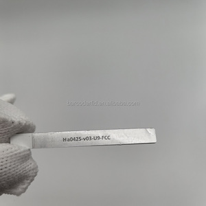 Dual Band Waterproof Anti-Metal 58*6*1.3MM ISO QR Code Access Control Cards ETSI865 868 MHz FCC902-928 MHz for Warehouse Shelves