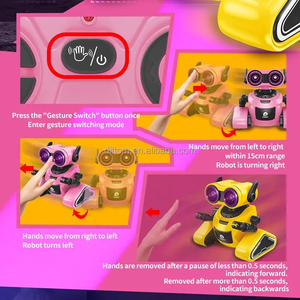 2.4G RC Intelligent <strong>Robot</strong> Gesture Sensing Effects Automatic Demonstration Toy <strong>Robots</strong> With Light and Sound
