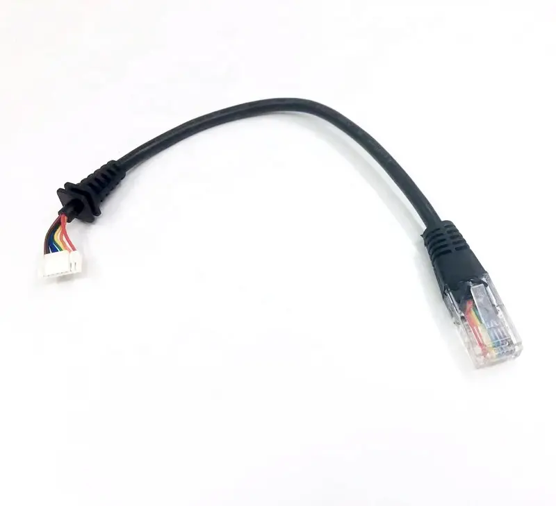 Telli Rj 45 Jumper yama kablosu kablosu ağ Lan Ethernet kablosu PH1.25 konektörü sipariş üzerine gerginlik giderici