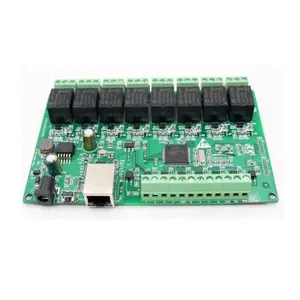 Relé de red de 8 canales IO de 8 vías personalizado Relé web Control dual Ethernet TCP Modbus - Product Image 5