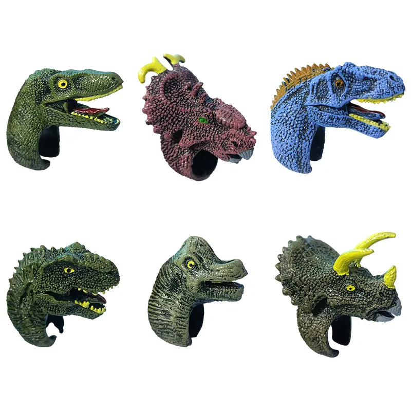 Promotional Items For Kids Jurassic Dinosaur Ring Toys Animal Dragon Ring Kids Prizes Party Favors Gifts Souvenir Toys