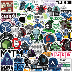 50 Stück Internet Hacker Programm Code Logo Graffiti Aufkleber für Laptop Flasche Auto Wasserdichter Programmier aufkleber - Product Image 1