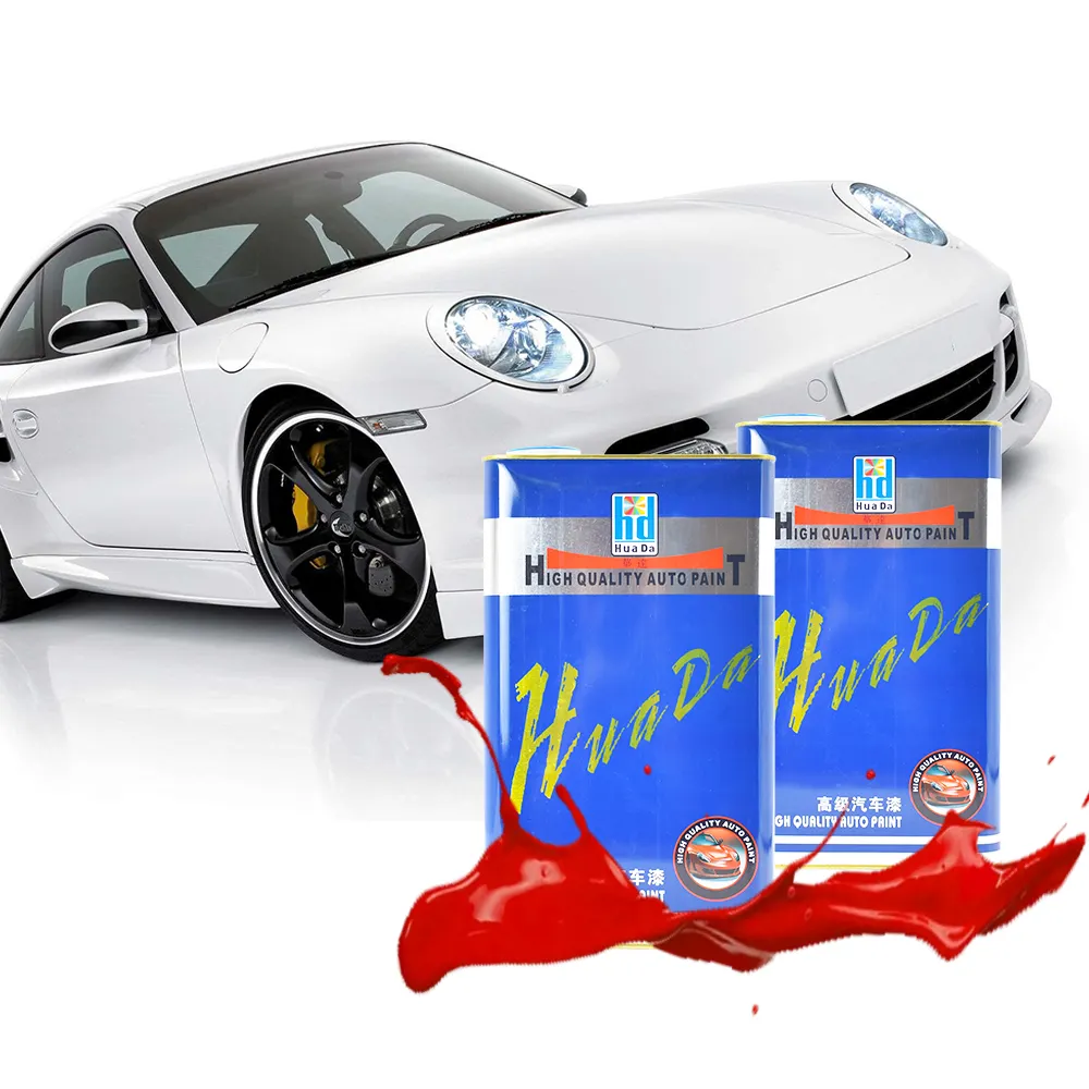Huada Cor Do Carro Pintura Tintas Automotivas em 2k Primer Spray Mistura de Pintura Do Carro Auto Sensível Ao Calor OEM Serviço 2177-70-0