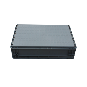 600-147 Stackable Durable Plastic <strong>Logistic</strong> Storage Crate Large Recyclable Turnover Box - Product Image 3