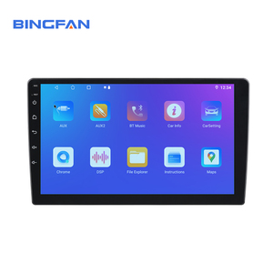 9 inç dokunmatik ekran oyuncular 2 Din Android 2 + 32GB Carplay araba radyo WIFI BT DSP monitör ters kamera ile DVD OYNATICI - Product Image 2