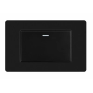 黑色控制触摸面板按钮智能现代家用电动墙壁开关 - Product Image 2