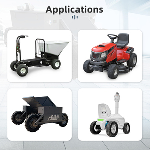 Tarım robotu için 16 inç yüksek tork 120N.M tek şaft dişli servo hub kodlayıcılı motor - Product Image 6
