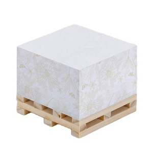 Customizable Wooden Pallet <strong>Memo</strong> Pad <strong>Cube</strong> Personalized Square Self-Adhesive Sticky Notes Post Sticky Notes for Better Visibility - Product Image 1
