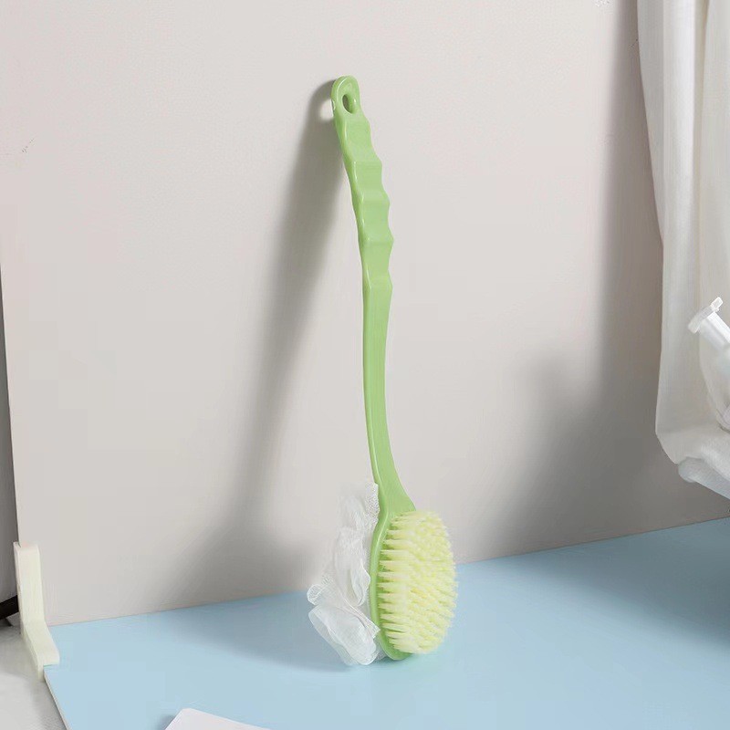 Éponge de bain et brosse de bain verte nordique