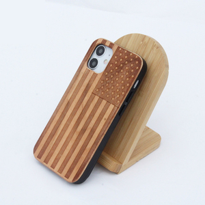 适用于苹果iPhone 6 7 8 Plus X XR 11 12 13 14 15 Pro Max Promax TPU硬弯曲3D激光木箱木手机壳 - Product Image 2