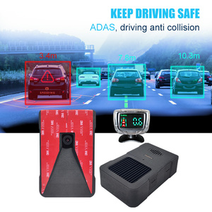 Sistema de seguridad del vehículo con sensor anticolisión Adas LDW + FCW Salida de carril y advertencia de colisión frontal Alarmas de coche - Product Image 3